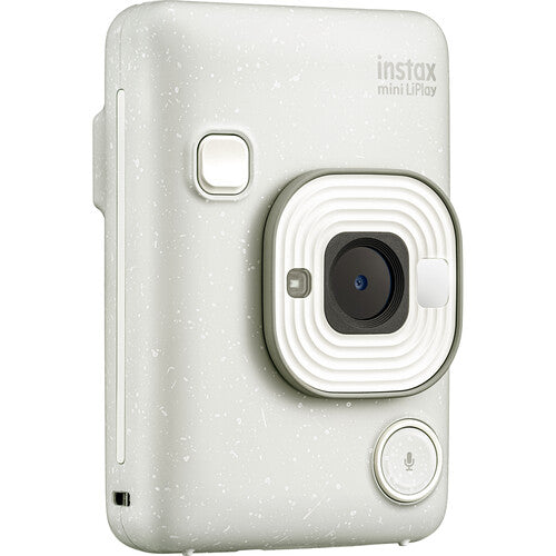 Aparat foto instant hibrid Fujifilm Instax mini LiPlay verde cu hartie 1x10 si rama magnetica Akyta