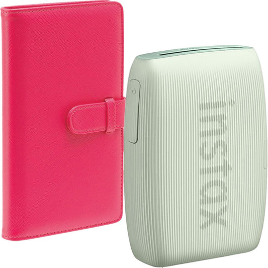 Fujifilm Instax imprimanta foto portabila miniLink 3, verde cu album 120 poze