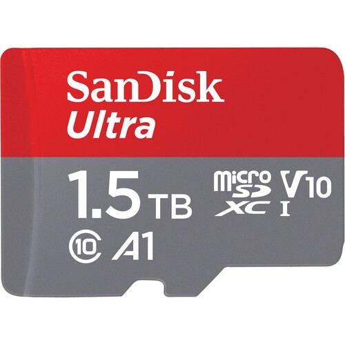 Card de memorie SanDisk Ultra SDSQUAC-1T50-GN6MA, MicroSDXC, 1.5TB, Clasa 10, V10