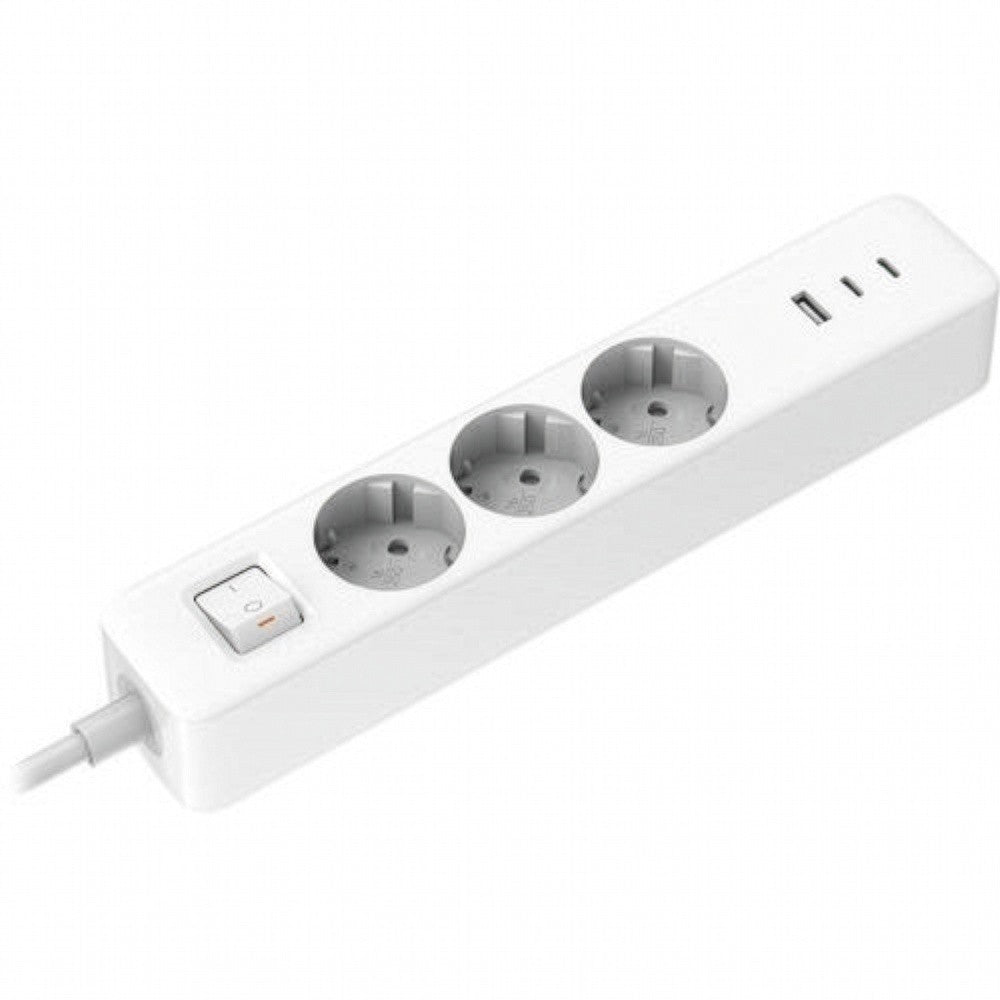 Prelungitor Xiaomi Power Strip 2C1A (3 prize, 2 USB-C, 1 USB-A) 1.4 m White EU