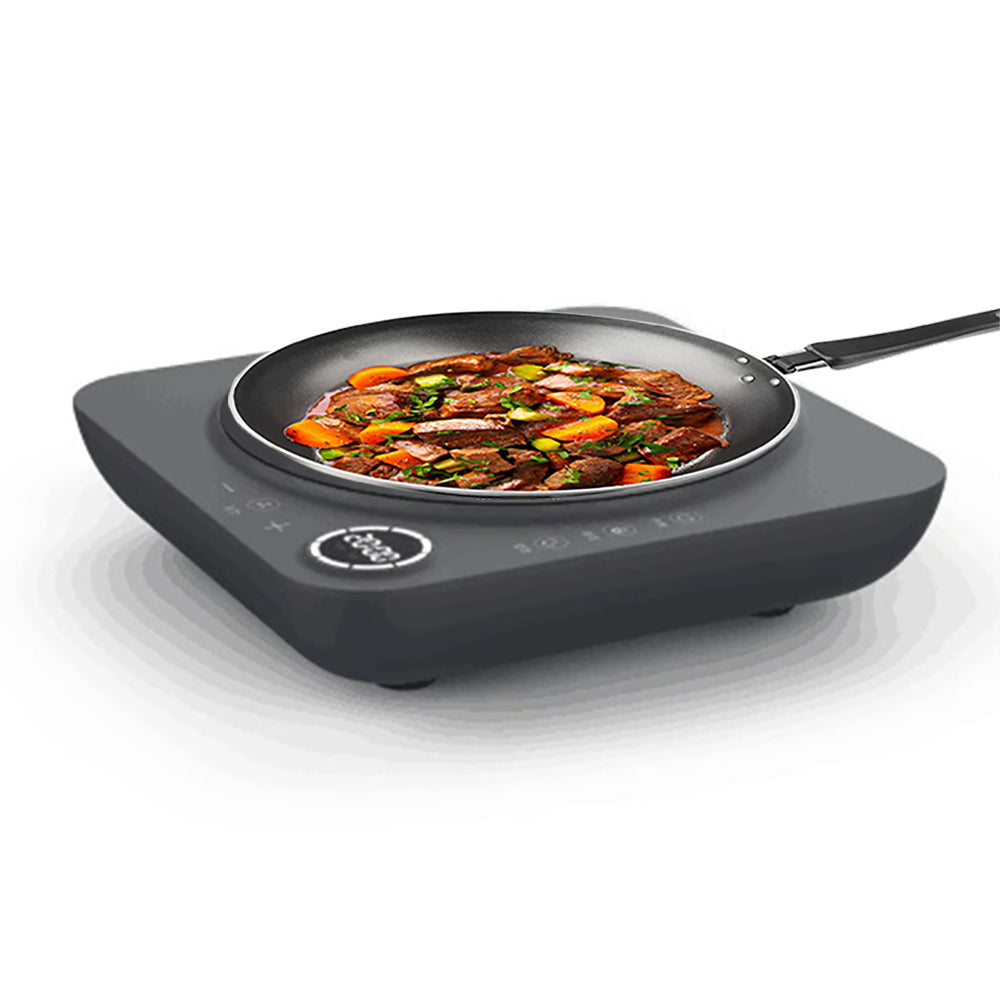 Plita cu inductie Akyta DC99, 2000W, cu Touch Control, cu 8 trepte de putere, pentru uz casnic, consum redus
