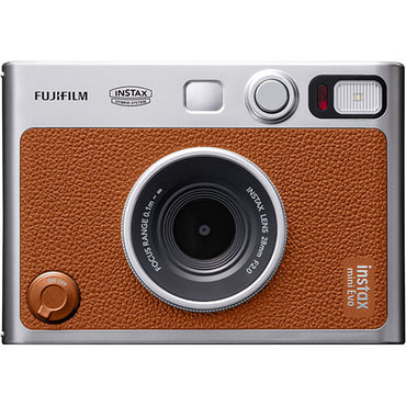 Aparat foto instant Fujifilm Mini Evo Brown + Film Mini 2x10+rama acordeon