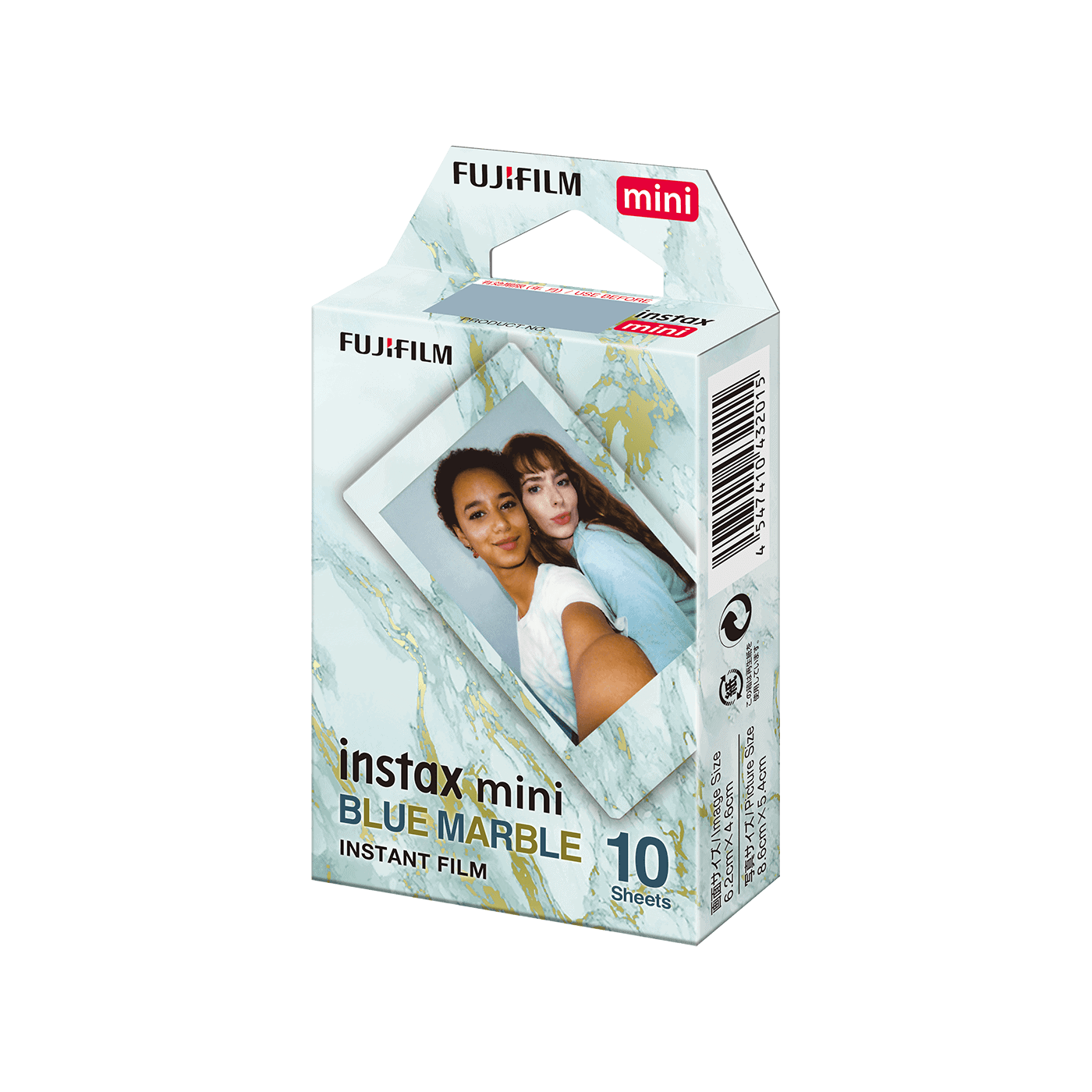 Film Instant Fujifilm Instax Mini, BlueMarble, 10 buc