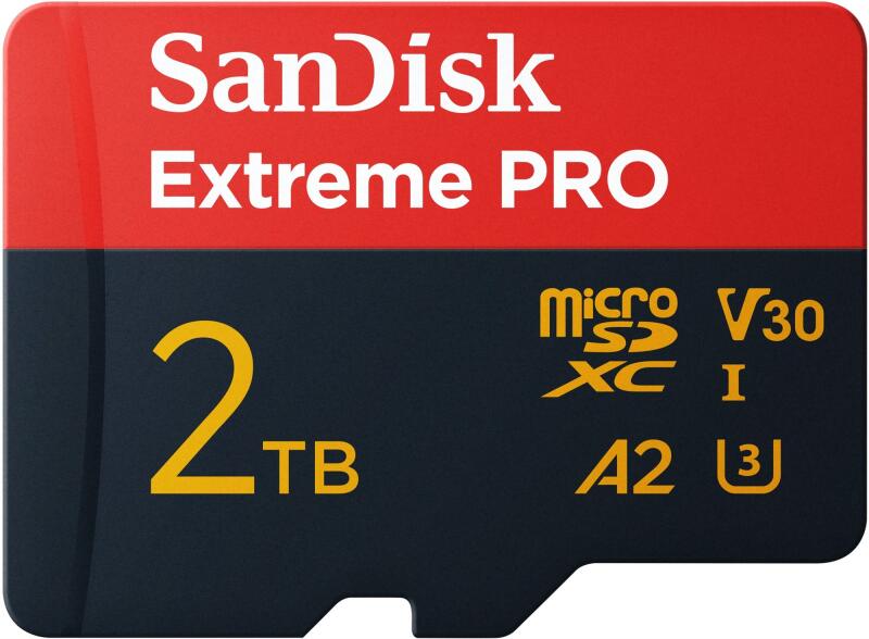SanDisk microSDXC Extreme PRO 2TB (SDSQXCD-2T00-GN6MA)