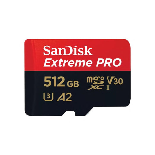 Card de memorie Sandisk microSDXC 512 GB, Extreme Pro, R200 MB/s, W140 MB/s