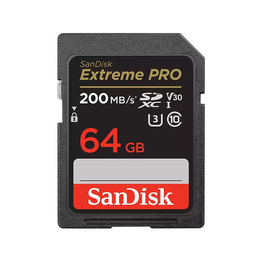 Card de memorie SanDisk Extreme Pro SDXC 64GB R200MB/s W90MB/s