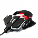 Pachet casti gaming stereo K6 Red+mouse Akyta 3802