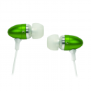 Casti audio cu microfon Akyta AC-E13 verde, in ear