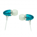 Casti audio cu microfon Akyta AC-E13 bleu, in ear