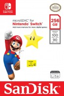 Card de memorie SanDisk microSDXC, 256GB, Nintendo Switch, UHS-I, Class 10