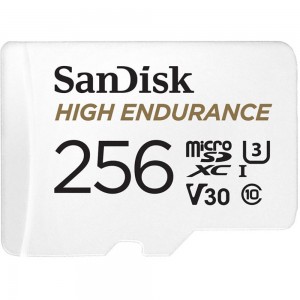 Card de memorie SanDisk Micro SD High Endurance, 256GB, Class 10