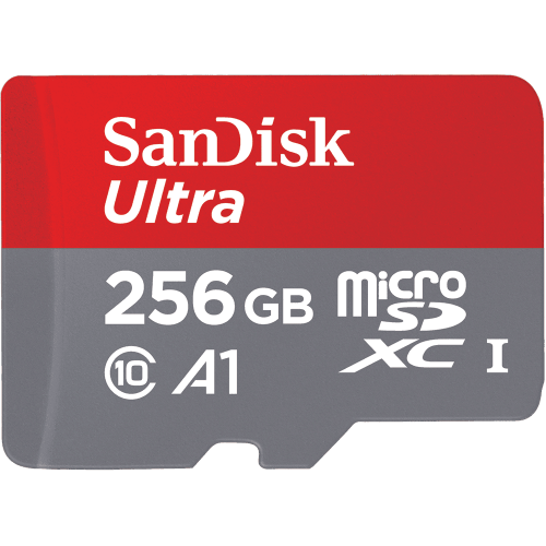 Card de memorie SanDisk Micro SD Ultra, 256GB, Class 10, Full HD, 150MB/s