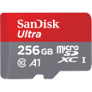 Card de memorie SanDisk Micro SD Ultra, 256GB, Class 10, Full HD, 120MB/s