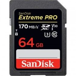 copy of Card de memorie SanDisk Extreme Pro SDXC 64GB R170MB/s W90MB/s