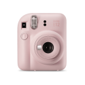 Camera foto instant Fujifilm Instax mini 12, Blossom Pink cu 10 filme si husa