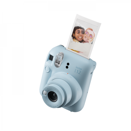 copy of Set aparat foto instant Fujifilm Instax mini 12, Lilac Purple cu 10 filme, rama acordeon si cutie Happy Days