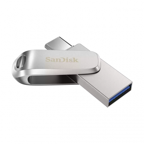 Memorie USB Sandisk Ultra® Luxe Dual Drive 128GB, USB 3.1/USB Type-C, Metal