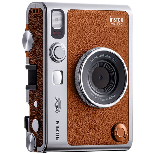 Aparat foto instant Fujifilm Instax mini Evo brown Hybrid