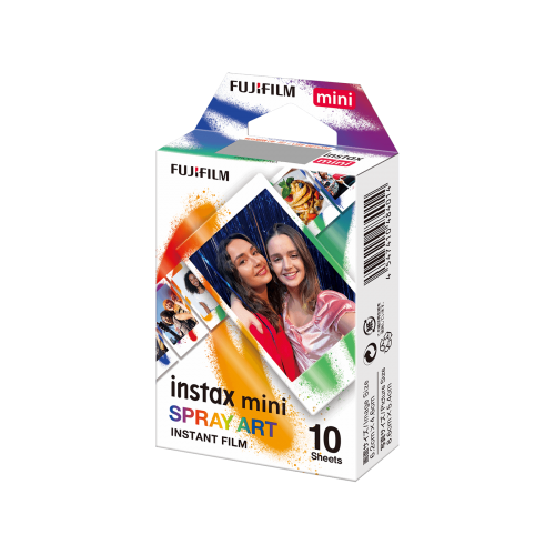 Film Instant Fujifilm Instax Mini, Spray Art, 10 buc