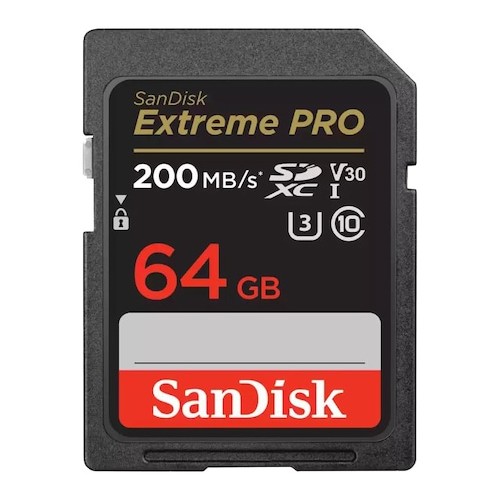 copy of Card de memorie SanDisk Extreme Pro SDXC 64GB R200MB/s W90MB/s