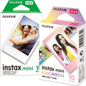 Set Film mini Fujifilm Instax alb 1x10 cu film mini Macaron 1x10