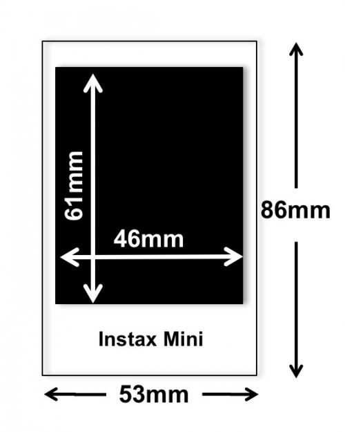 Pachet 100 filme 5x Fujifilm Instax mini 2x10 buc 54x86mm