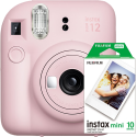 Aparat foto instant Fujifilm Instax mini 12 Blossom Pink cu film mini 1x10