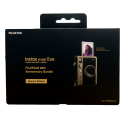 Aparat foto instant Fujifilm Instax mini EVO Limited Edition Hybrid cu husa, curea de umar si capac obiectiv, Dark Silver