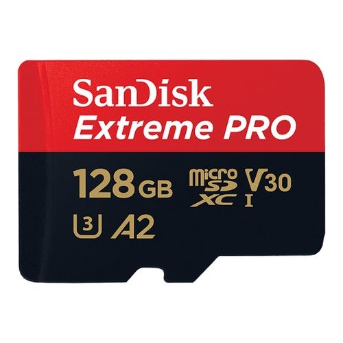 [Resigilat] Card de memorie SansdiskmicroSDXC 128 GB, Extreme Pro, R170 MB/s, W90 MB/s