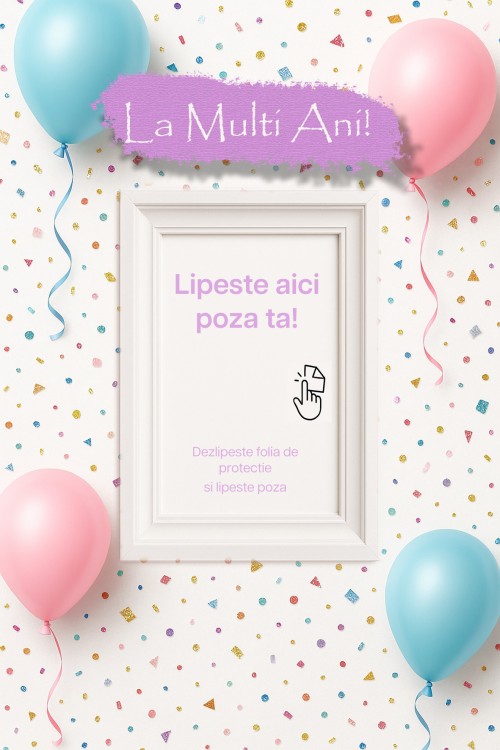 Set Cadou Zi de Nastere – aparat foto instant Fujifilm Instax Mini 12 Mov cu Film, Husa si Felicitare