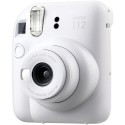Aparat foto instant Fujifilm Instax Mini 12 Party Pack, alb – Set Evenimente cu 10 Filme, Felicitare si rama magnetica