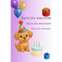 Felicitare Party for everyone mov