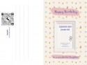 Felicitare Happy Birthday cake