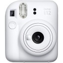 Aparat foto instant Fujifilm Instax Mini 12 Clay White + Geanta, Album, Rame , Film Mini 1x10