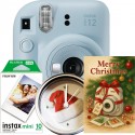 copy of Aparat foto instant Fujifilm Instax mini 12, Alb cu 10 filme, ghirlanda lumini, felicitare Instant, ceas Craciun