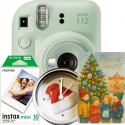 copy of Aparat foto instant Fujifilm Instax mini 12, Alb cu 10 filme, ghirlanda lumini, felicitare Instant, ceas Craciun
