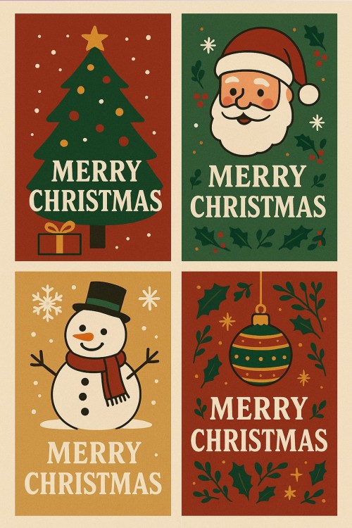 3 Filme Fujifilm Instax mini 2x10, 60 buc., cu 3 felicitari Christmas Magic Memories