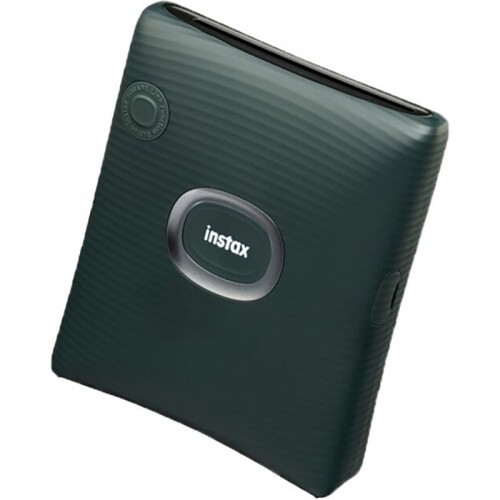 Fujifilm imprimanta instax SQUARE Midnight Green cu film 1x10 si felicitare Party
