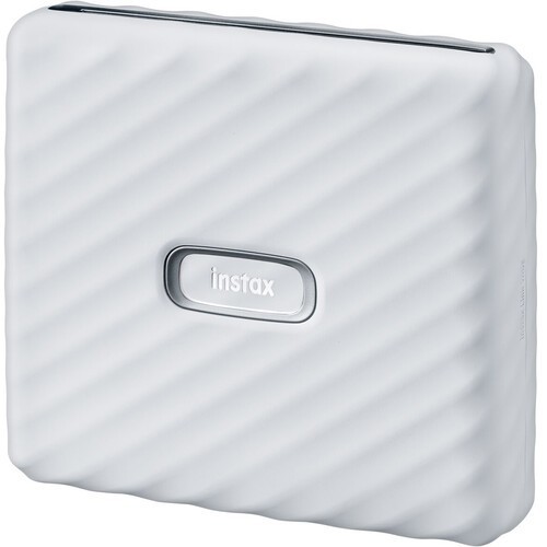Imprimanta portabila Fujifilm Instax Link Wide pentru Smartphone Ash White cu film 2x10 si 3 felicitari Merry Christmas