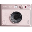 Aparat foto Fujifilm Instax mini Evo, Gentle Rose, cu geanta si film 1x10 pink