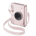 Aparat foto Fujifilm Instax mini Evo, Gentle Rose, cu geanta si film 1x10 pink