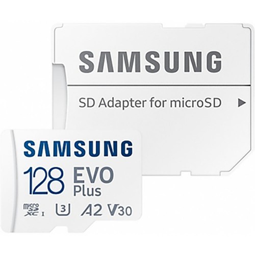 Samsung EVO Plus microSDXC 128GB UHS-I/U3/V10/A2 + Adapter (MB-MC128SA)