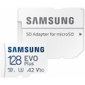 Samsung EVO Plus microSDXC 128GB UHS-I/U3/V10/A2 + Adapter (MB-MC128SA)