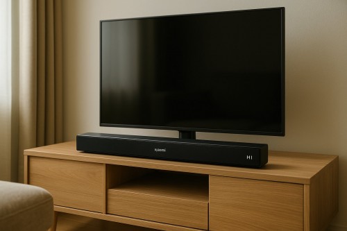 Soundbar Xiaomi 3.1ch 430W cu subwoofer wireless și Dolby Audio – Negru