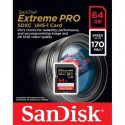 copy of Card de memorie SanDisk Extreme Pro SDXC 64GB R170MB/s W90MB/s