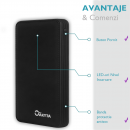 Power bank Akyta 10000 mah, APB-S75, input 1.0A, output 2.1A