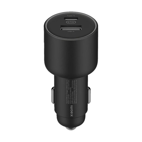 Încărcător auto Xiaomi Mi Car Charger 67W USB-A + Type-C Black EU BHR6814GL