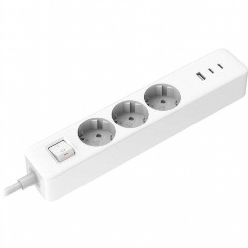 Prelungitor Xiaomi Power Strip 2C1A (3 prize, 2 USB-C, 1 USB-A) 1.4 m White EU