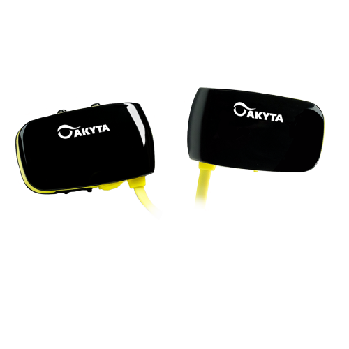 Casti Bluetooth 4.0 Akyta Sport AC-B91 in ear cu microfon comenzi pe casca cablu plat