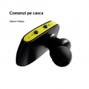 Casti Bluetooth 4.0 Akyta Sport AC-B91 in ear cu microfon comenzi pe casca cablu plat IPhone 6 Samsung Galaxy